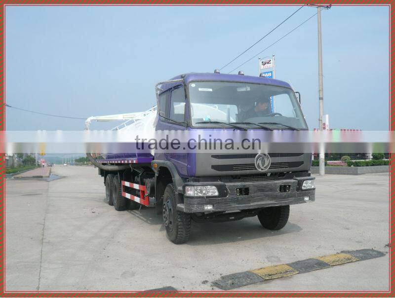 dongfeng 6x4 15000litres waste water suction truck