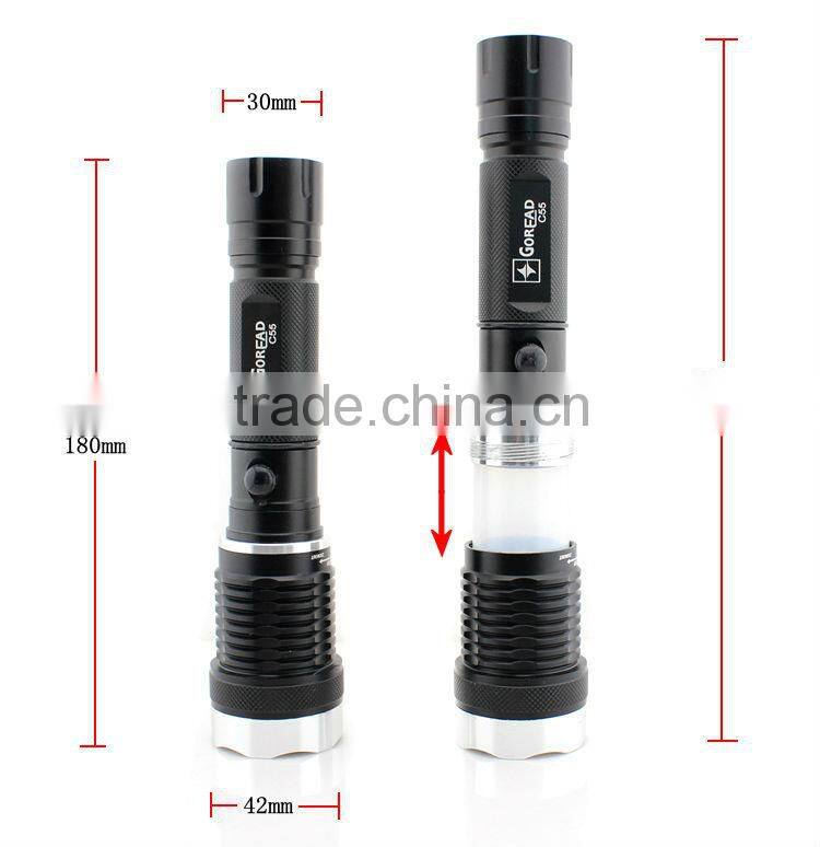 Goread C55 R2 LED torch camping lantern with magnetic (2 in 1)