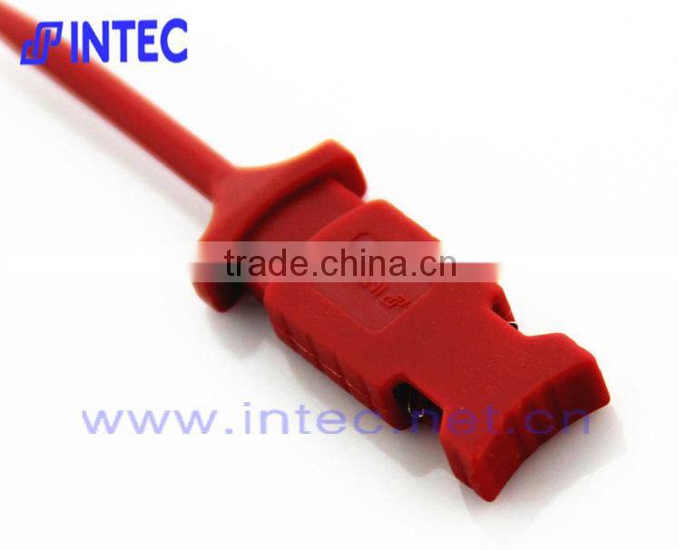 High-quality Test Hook for Logic Analyzer mini grabber SMD IC test hook clip jumper probe red I00229