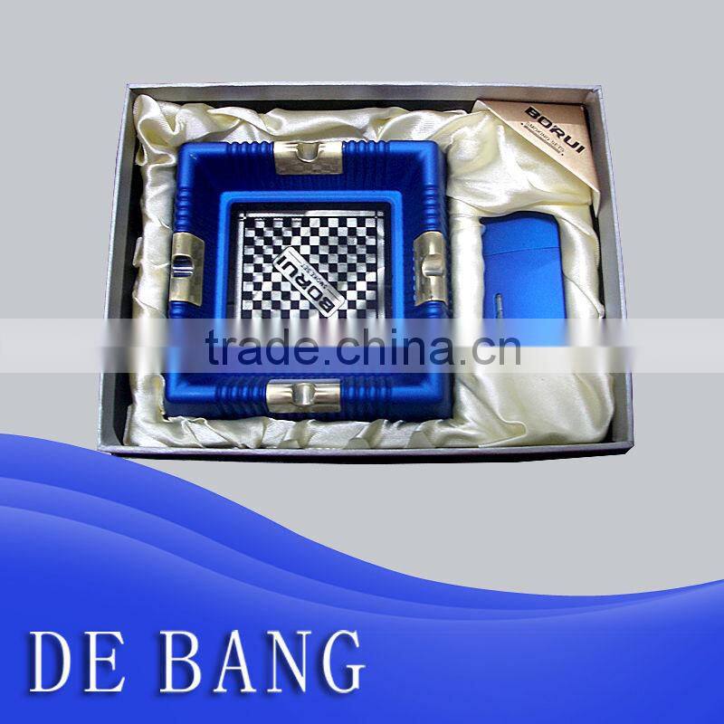 cheap gift sets,crystal ashtray and lighter set