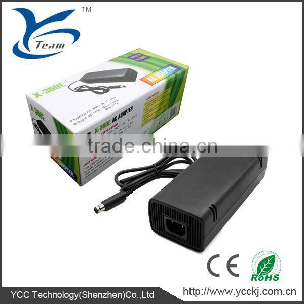 new products ! ! cheap video game accssory for xbox 360 E adapter brick black UK/EU/AU/US china manfacturer
