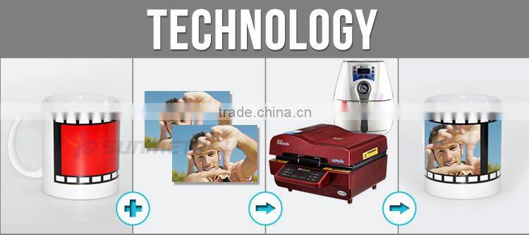 Sunmeta 11OZ sublimation white mug with film color changing At Low Price Wholesale From Sunmeta