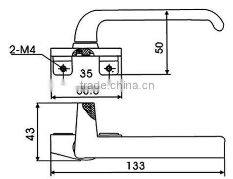 Aluminium Casement Door Handle,Pull Handle