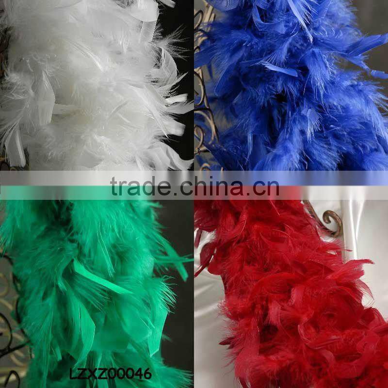 Fluffy turkey feather ruff boa LZYJ09