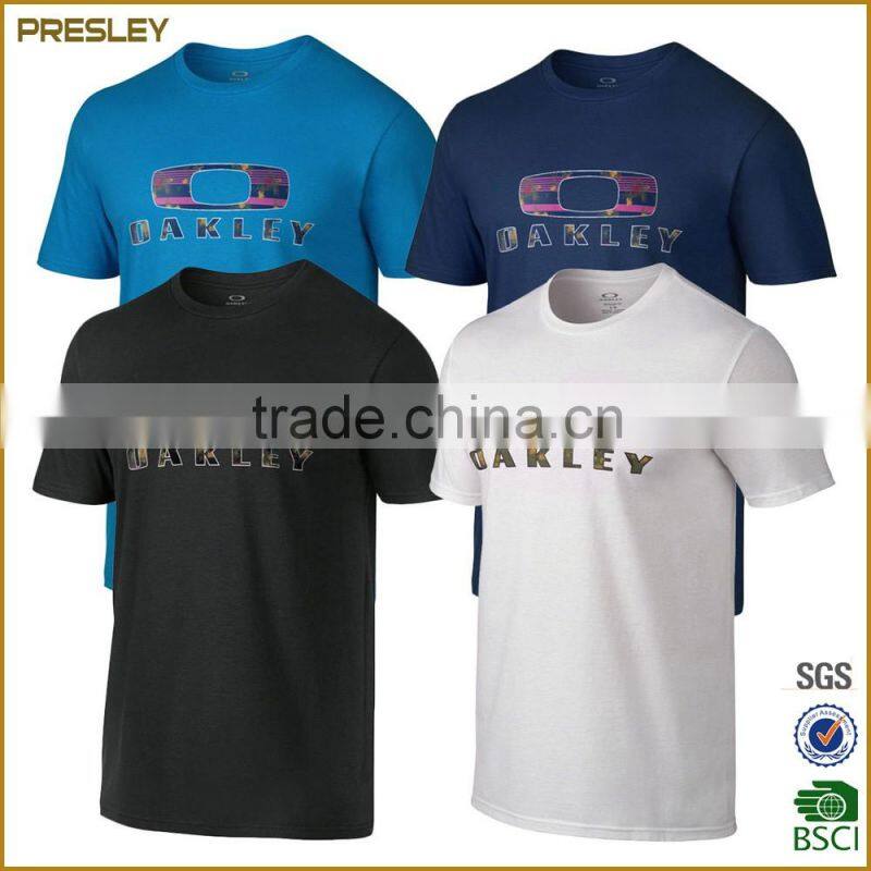 High Quality 100% Comb Cotton Unisex Promotion Uniform T-Shirts