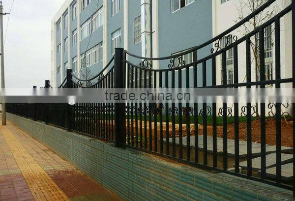 Top-selling handmade wrought iron garden border fence