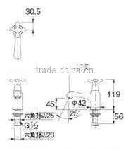 Lacquer faucet KAKUDAI typical Japanese colour