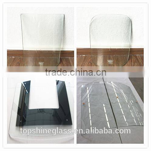 high quality tempered curved glass with AS/NZS 2208:1996 certificate