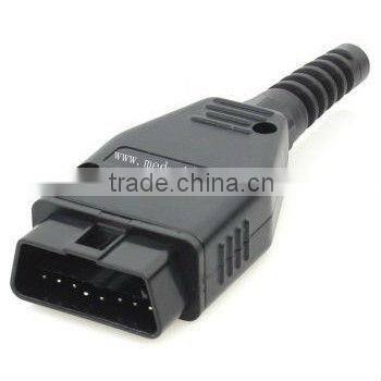 OBD2 Connector J1962m Plug with enclosure 16pin male connector