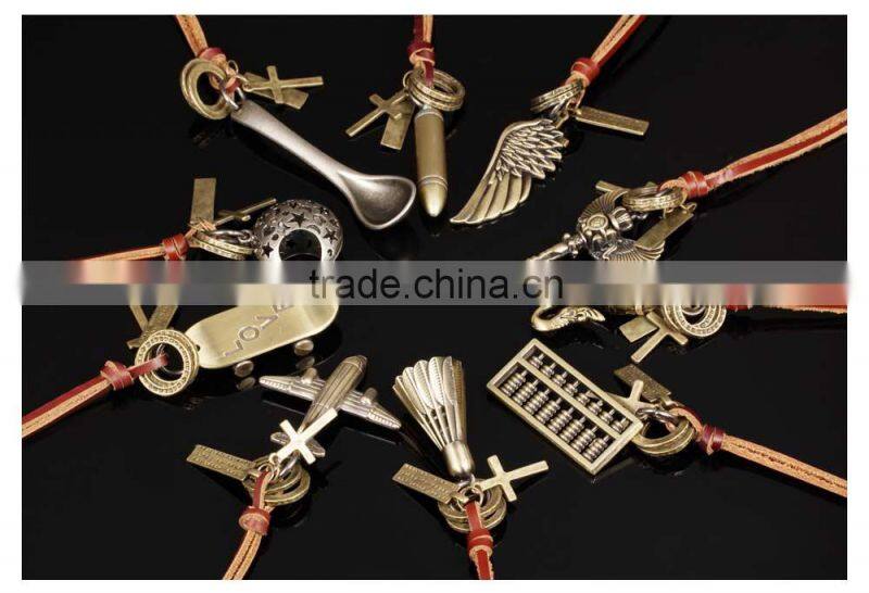 Custom Jewelry Fashion Alloy Bullet Jewlery Necklace