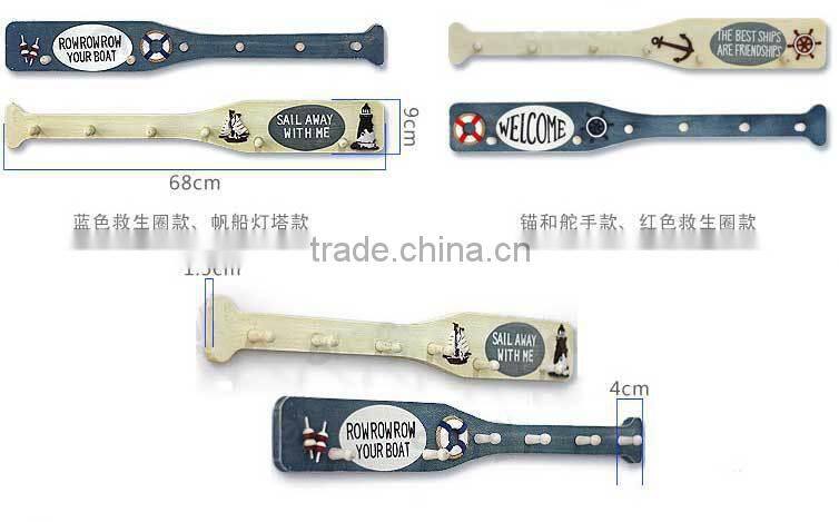 Hot selling eco-friendly handmade natural wooden clothes hook with cheap price