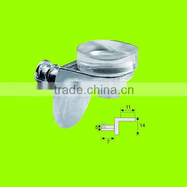 logstic center zinc alloy clamp glass shelf supports