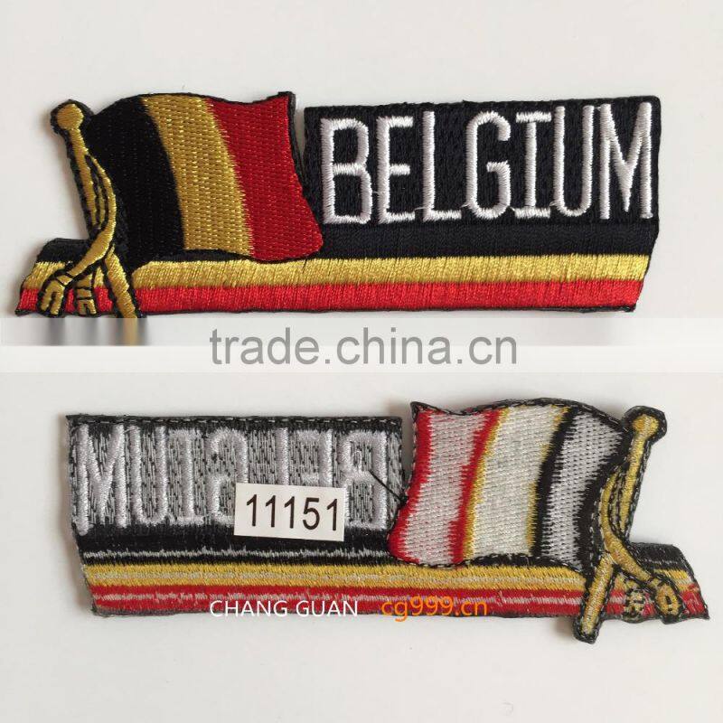 The flag embroidery patches factory