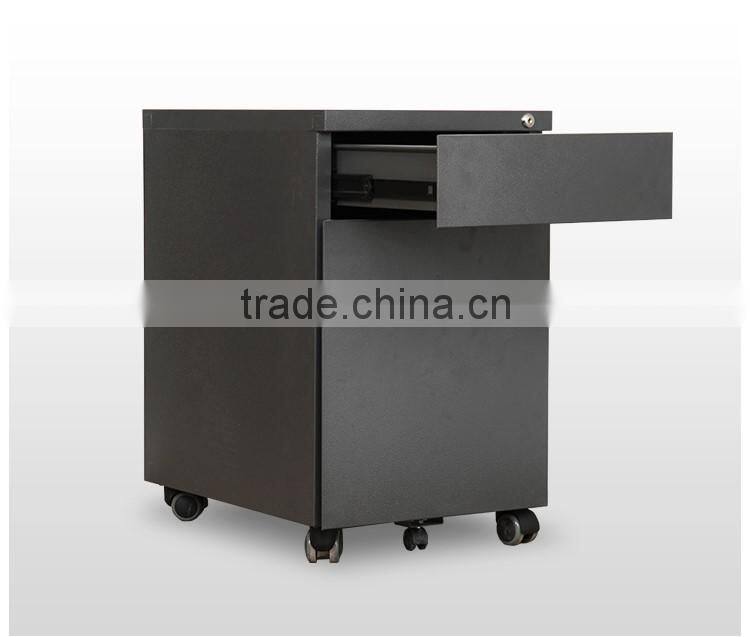 trade assurance 3 drawer steel filing pedestal with powder finish