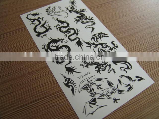 ECO-friendly hand tattoo sticker,face tattoo sticker