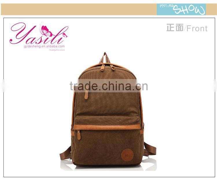 school backpacks for university students casual fashionable canvas backpack polo canvas bags