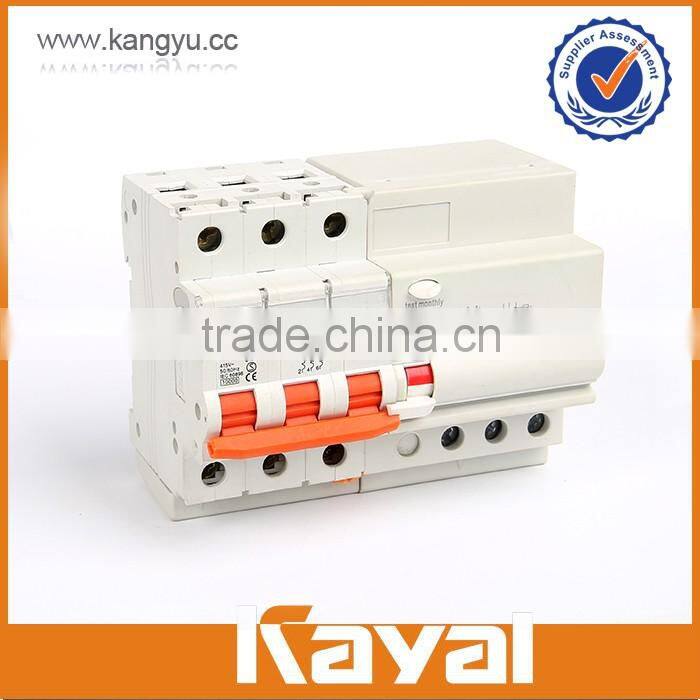 Best quality 10, 30, 100, 300, 500 ma 40a 3p+n 30ma rccb
