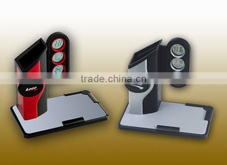 multifunction plastic pen holder with clock and calendar