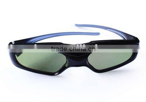 New Model!! Super Slim Universal 3D Active Shutter Glasses with IR, Bluetooth, DLP-Link Signal, competible price from Gonbes