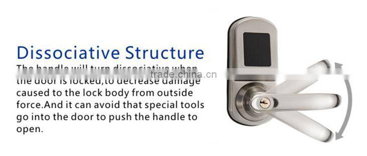 3 unlocking ways intelligent wireless NFC smart lock manufacturer since 2001