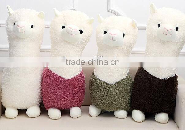 plush alpaca toy/china wholesale colorful fresh alpacasso plush toy alpaca plush toy