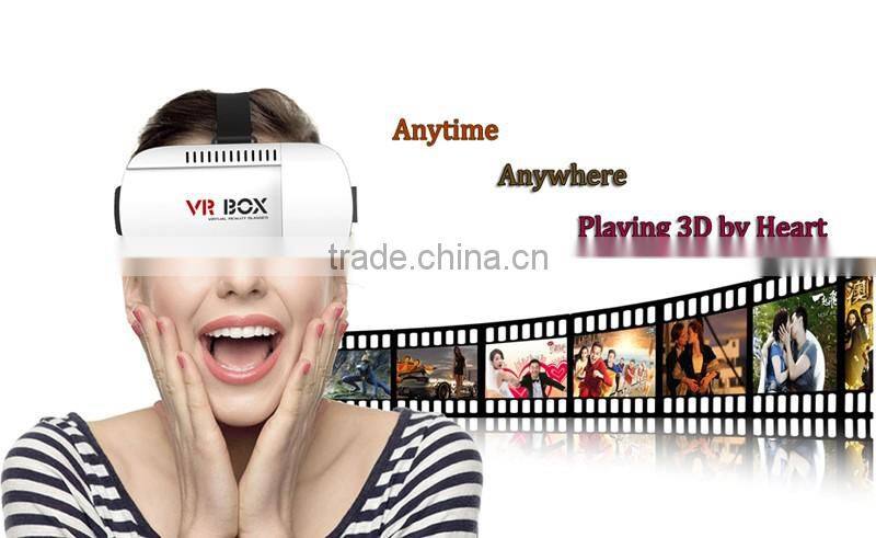 Timiya VR BOX Google Virtual Reality 3D Glasses for Phones,White+Black