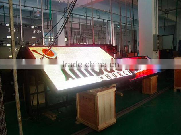 Indoor outdoor single dual full color led double side display billboard