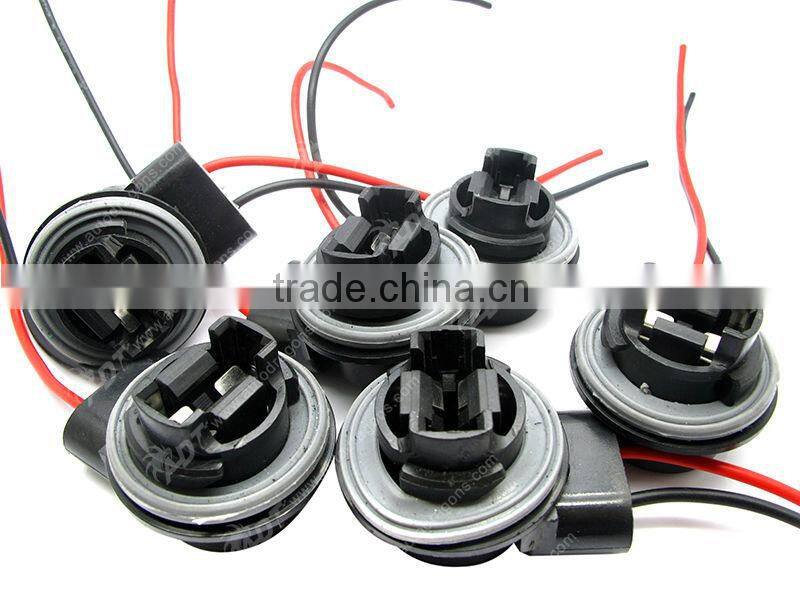 3156 lamp socket base holder 2 cables