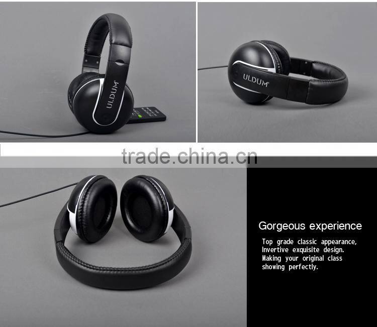 ULDUM brand stereo DJ headphone heavy bass gaming headset for mp3