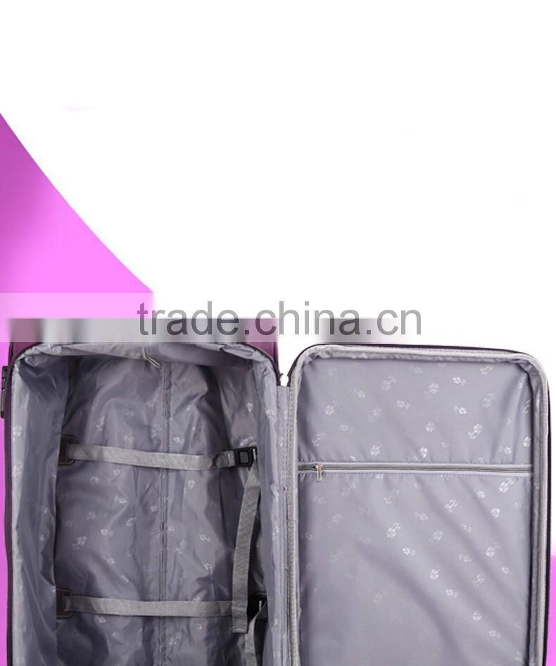 Oxford Fabric Qurable Conjoined Bag Handle Expandable Trolley Luggage Laptop Trolley Bag