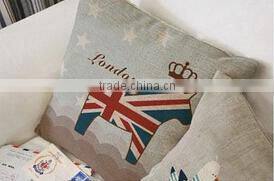 new super soft linen cotton animal print cushion