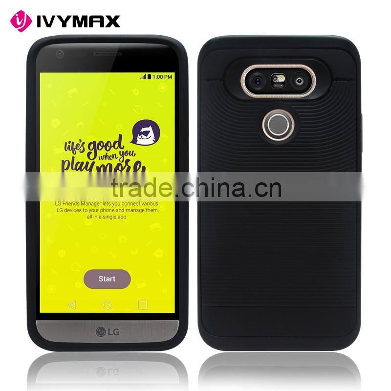 Low price china mobile phone 2 in 1 slim tpu&pc case cover for LG G5 cell covers