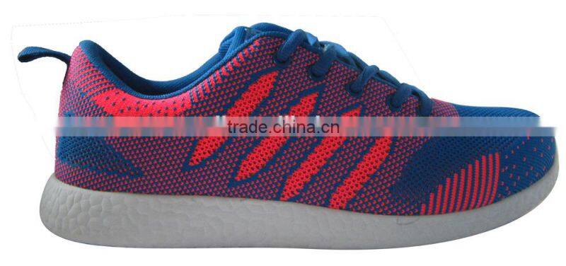 2016 fashion flying knit sport shoes for men