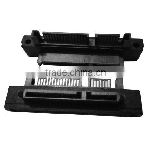 SATA 22 (7+15) Pin Male/Female angled SATA adapter