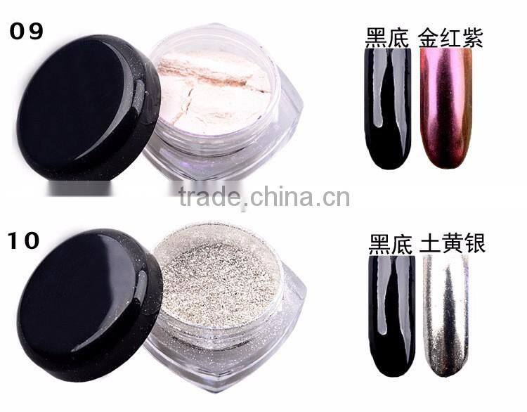 pigment nail mirror art prowder 2g 12color Simple Packing