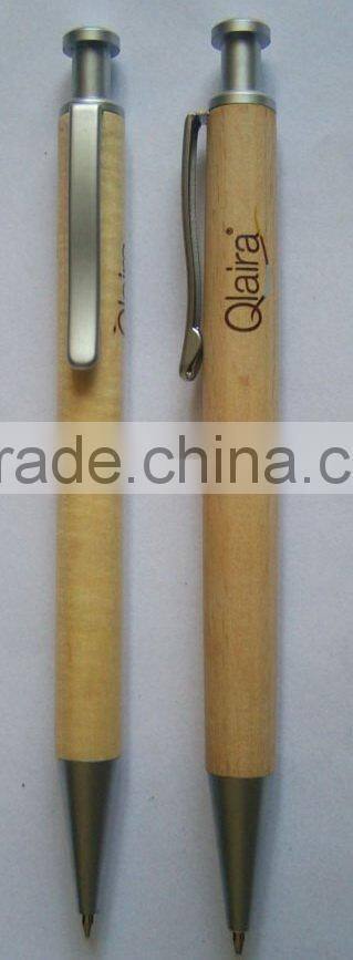 wooden ball pen