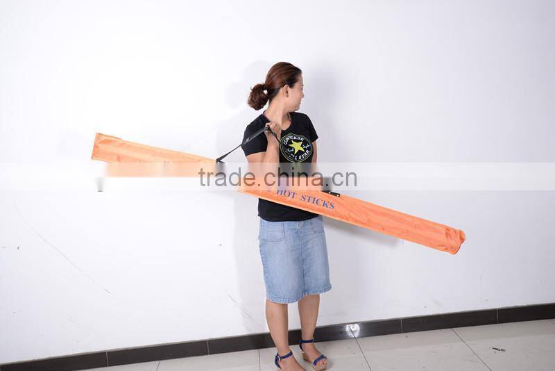 high voltage fiberglass telescopic hot stick with length 3-12meter