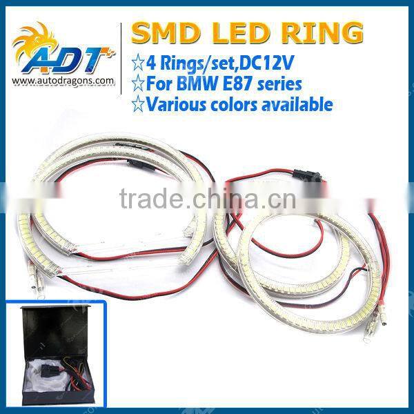 Promotion 106mm 60 leds 4 rings E46 2 DOOR SMD angel eye for BMW