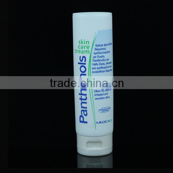 100ml pe soft cosmetic plastic packing tube for skin care with flip-top cap