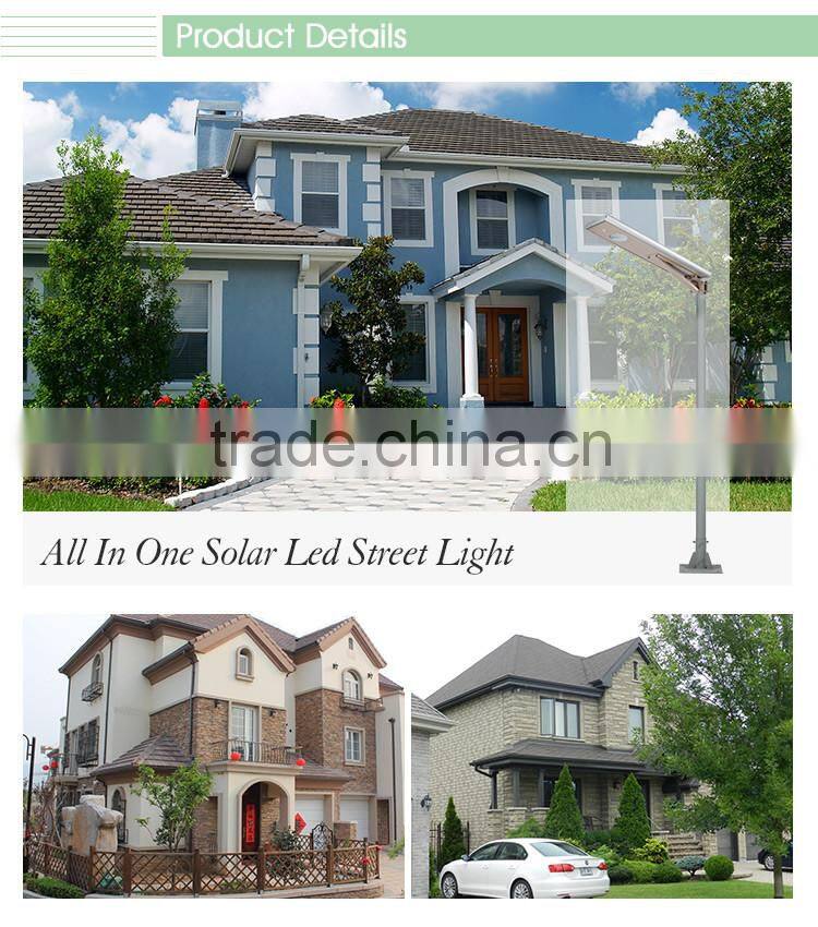 IP67 Waterproof high power 25w all in one solar street lamp