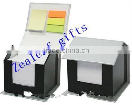 Stationery Set House Shaped Holder Loose Sheet Memo Pad