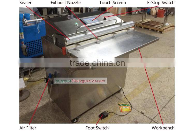 KHP-4 With Gas Filling Fruit And Vegetable Vacuum Packing Machine