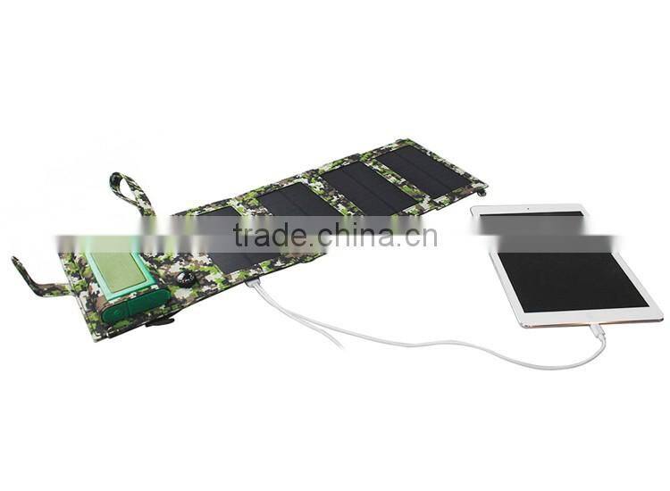 Portable Solar mobile charger with Bluetooth speaker