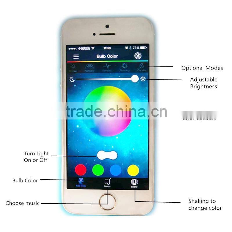 European style Chroma Melody App control motion sensor light bulb