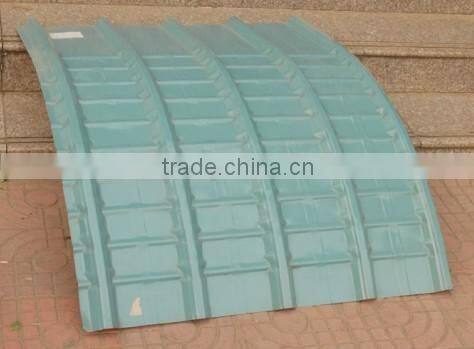 Color steel arched curving roof panel roll forming machine