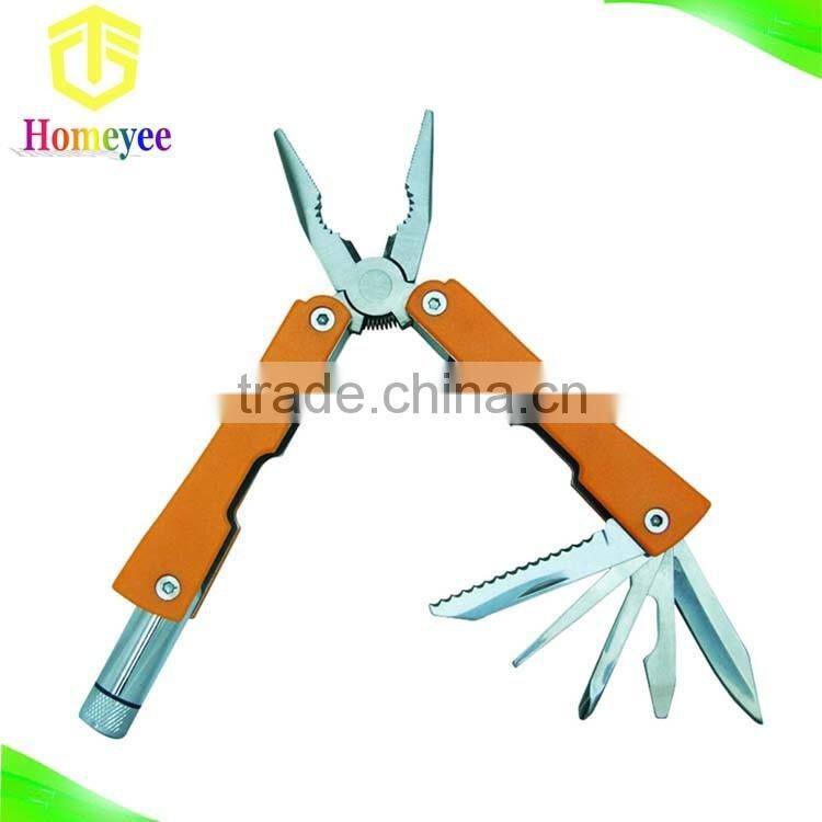 Promotion gift for Electrophoresis surface mini pocket tool in plier with led light