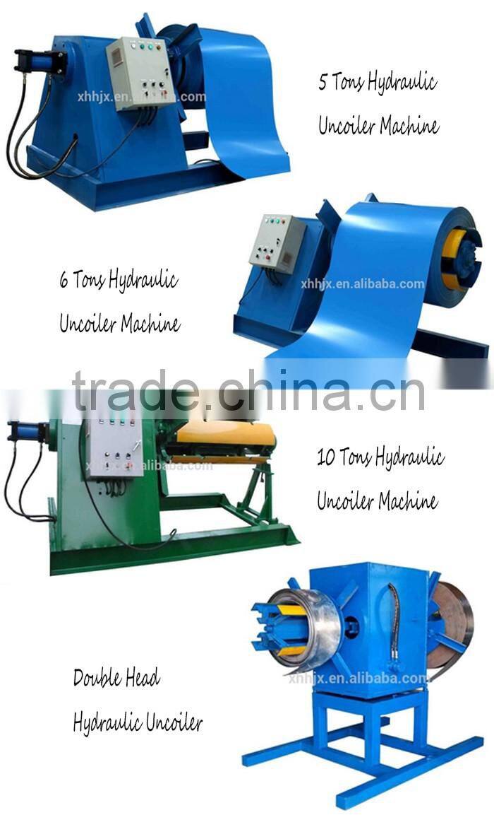 Steel coil hydraulic material decoiler machine for sale