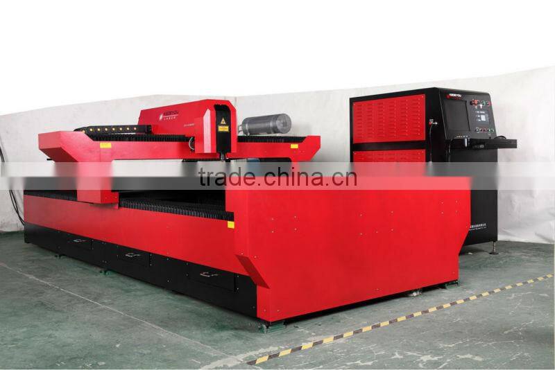 DW1325 cnc 600w YAG laser cutting machine steel board