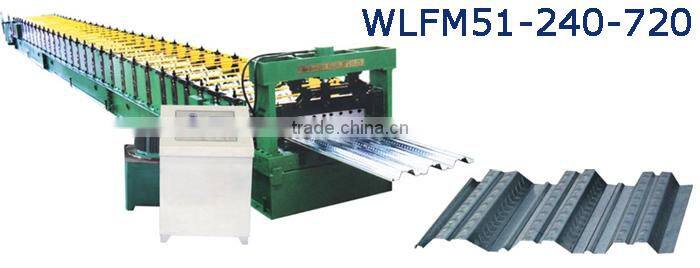 Decking roll forming machine/deck steel floor tile 51-240-720