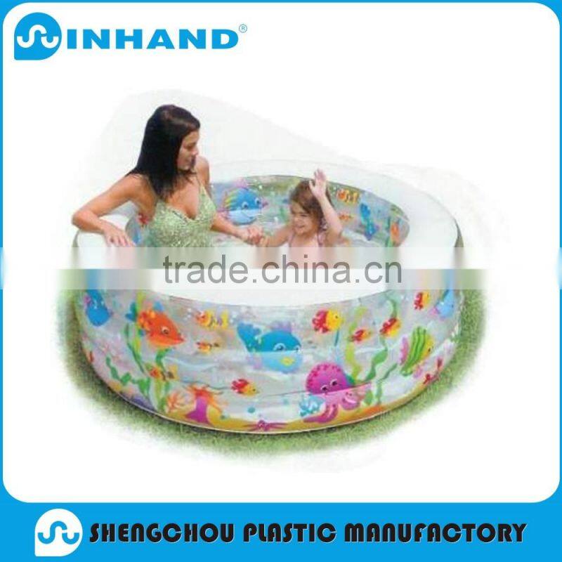 PVC inflatable swimming pool/pvc swimming family pool with pump/swim pool